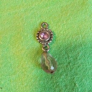 Elegant Silver and Purple Pendant